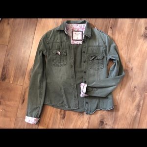 Authentic Abercrombie & Fitch olive jacket